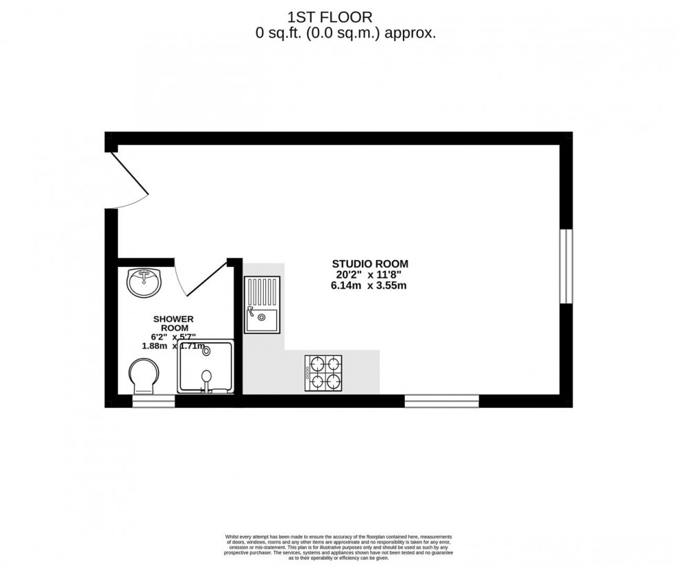 Floorplan for Dalton Street, London