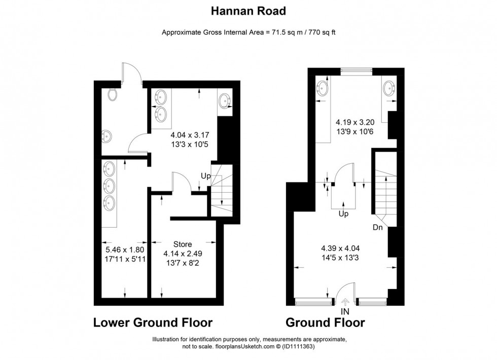 Floorplan for Hannen Road, West Norwood