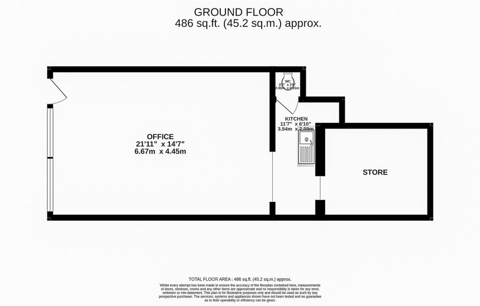 Floorplan for Norwood High Street, London