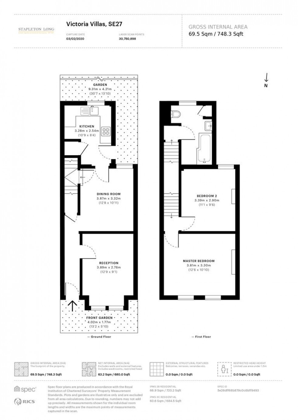 Floorplan for Linton Grove, West Norwood